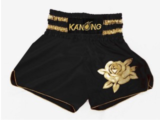Kanong Women Boxing Trunks : KNSWO-403-Black